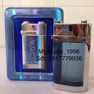 Nước hoa cao cấp ROYAL for men 100ml
