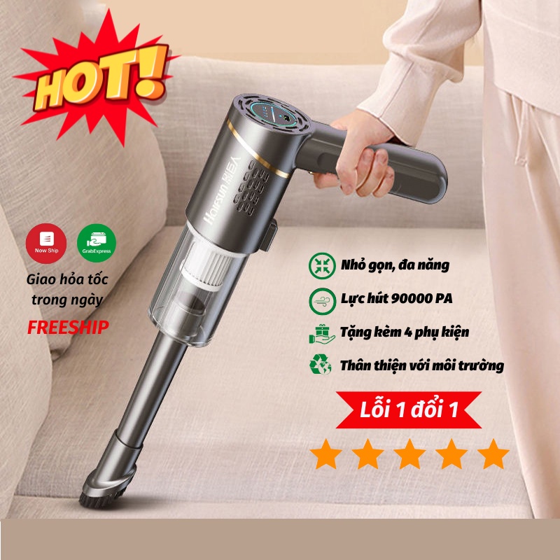 Máy Hút Bụi Mini Máy Hút Bụi Giường Tiện Lợi Gọn Nhẹ Đa Năng Cầm Tay SUN.Z