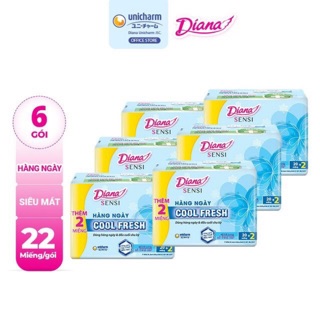 6 gói băng vệ sinh hàng ngày Cool 20 miếng