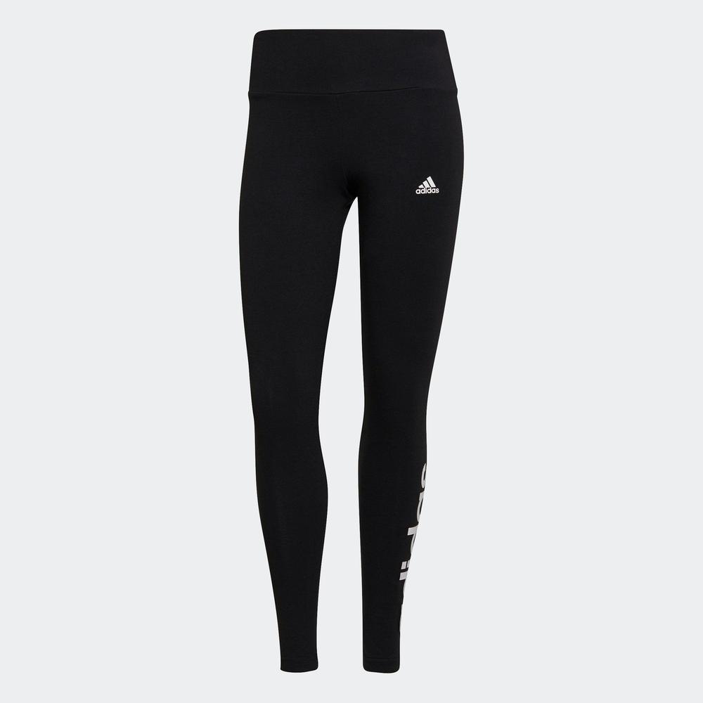 Quần Bó adidas Nữ Quần legging cạp cao logo Essentials Màu đen GL0633