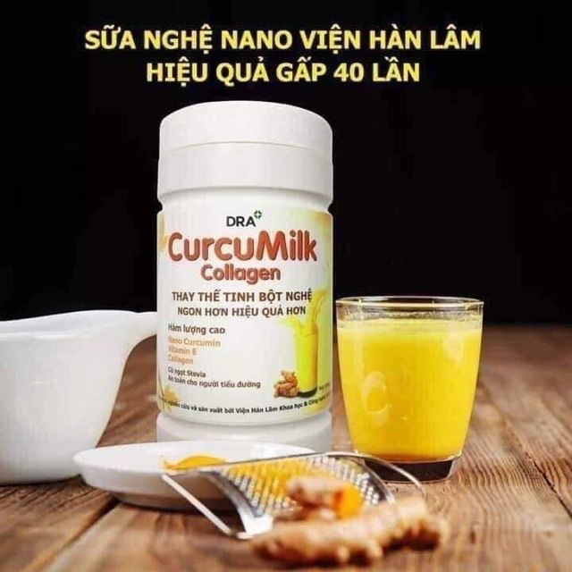 Sữa nghệ curcumilk collagen