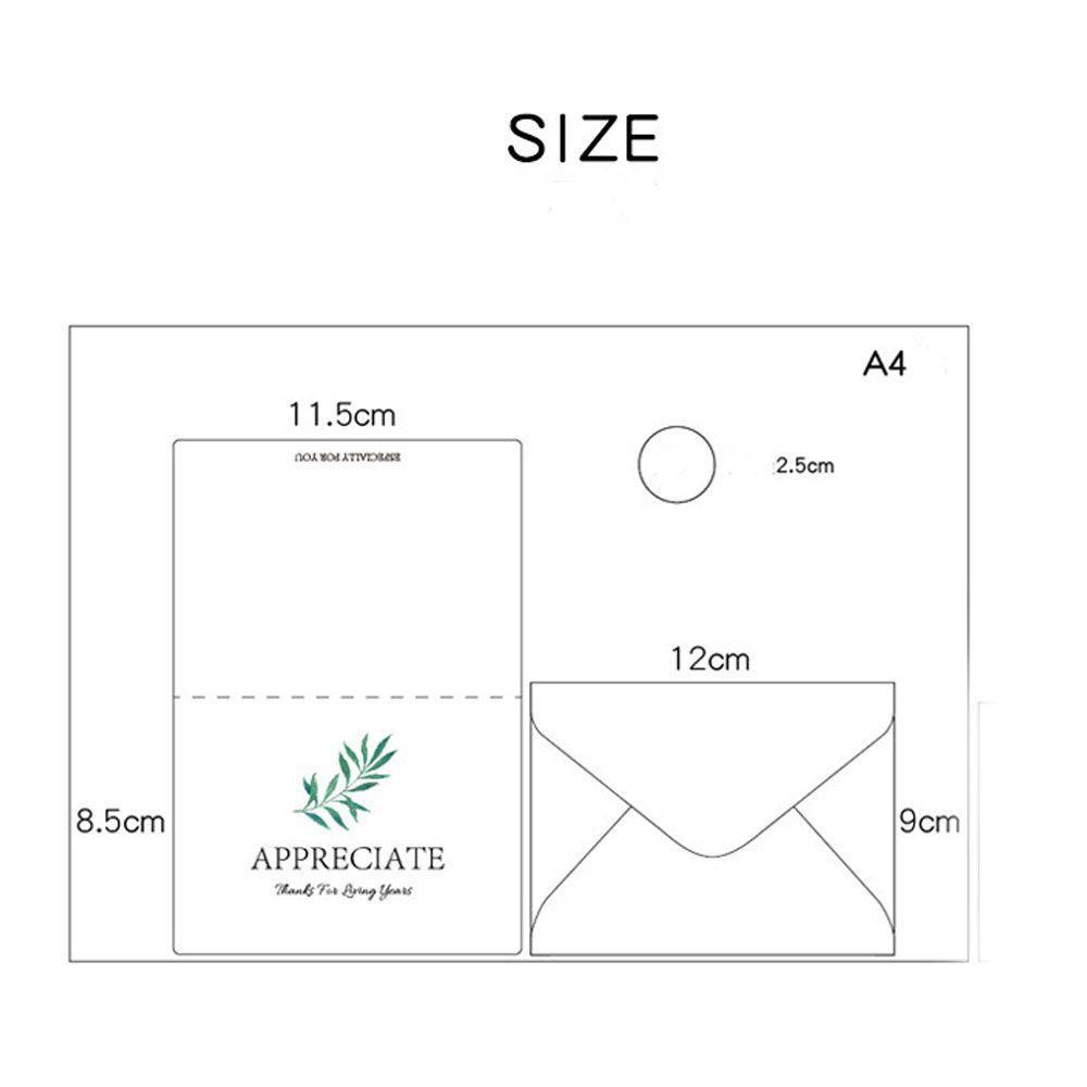 Thiệp Chúc Mừng Năm Mới Phong Cách Hàn Quốc Xinh Xắn