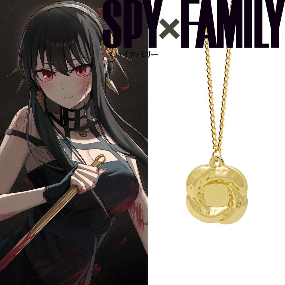 QQMALL Vòng cổ Mặt Công Chúa Thorn Phim SPY x Family Yor Forger