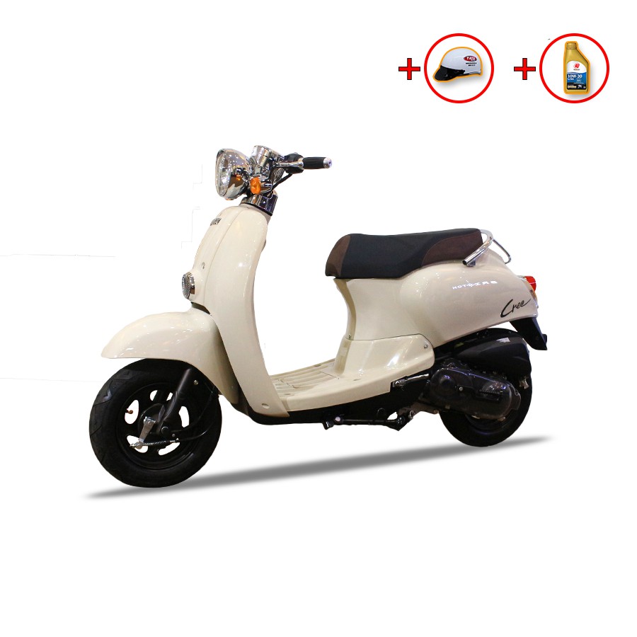 Xe máy tay ga TAYA CREA 50cc (kem nhạt)