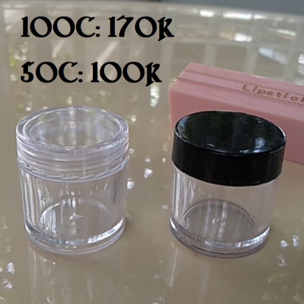 Hũ nhựa 10g_ nguyên liệu làm mỹ phẩm handmade