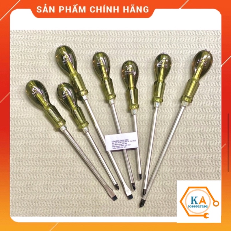 Tô vít đóng phi 6mm hoặc 8mm (-)(+) các kích thước dài ngắn