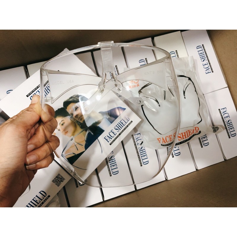 Kính Chống gọt bắn😷HIỆU QUẢ😷 bảo hộ che hết mặt FACE SHIELD phòng chống tiếp xúc qua đường hô hấp | BigBuy360 - bigbuy360.vn