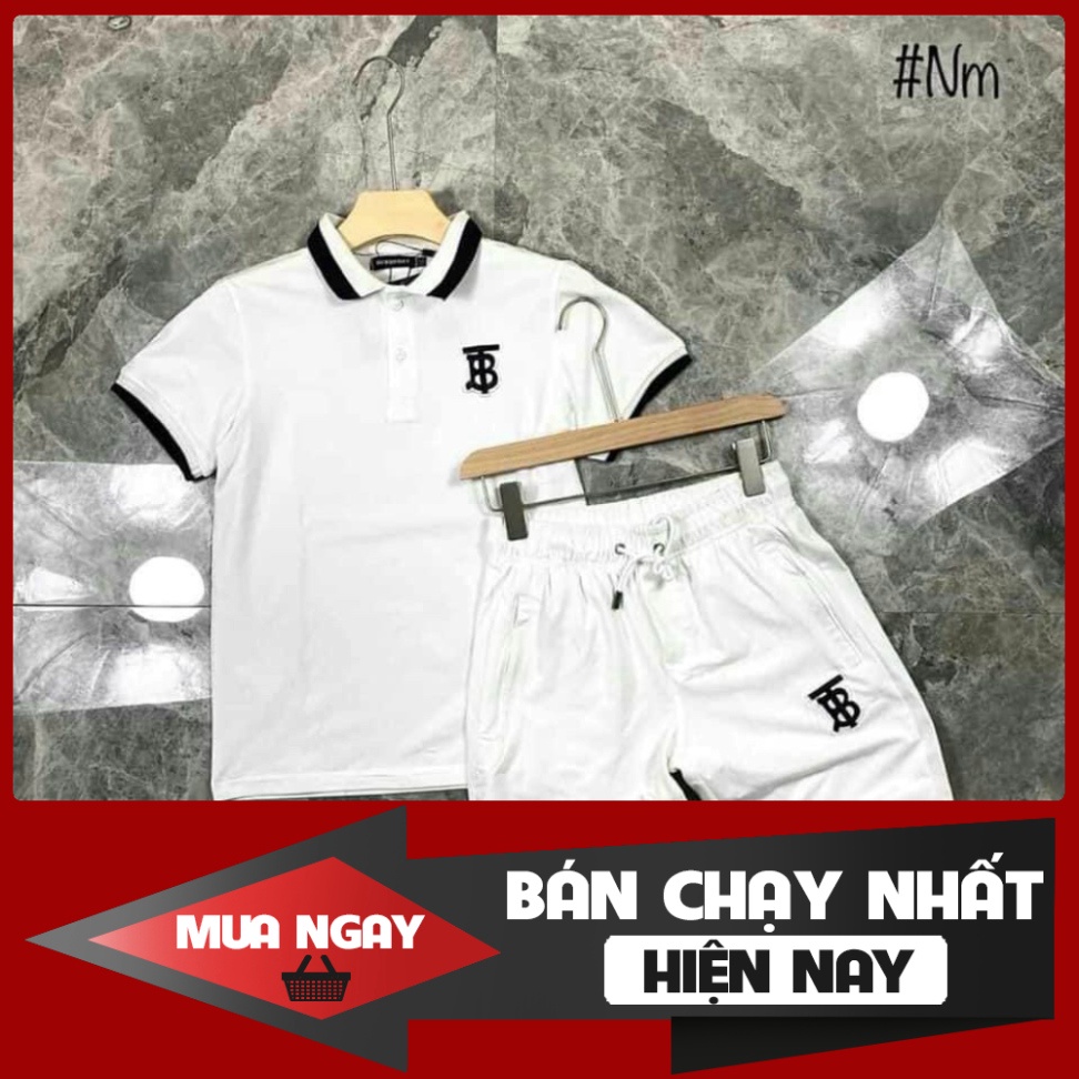 Đồ Bộ Nam Có Cổ, Bộ Thể Thao Nam Logo B BB39 .,.