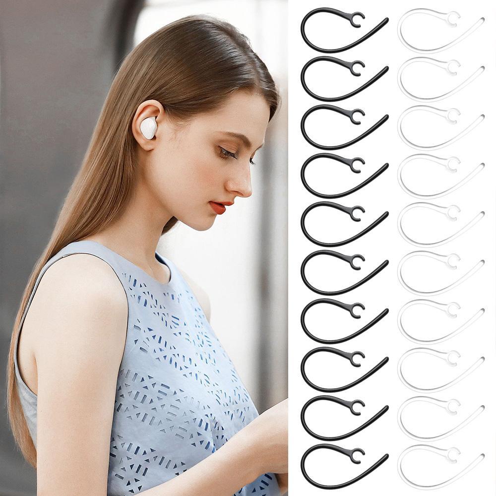 MYRONGVN Set 10 Tai Nghe Bluetooth 6mm Màu Trắng Đen