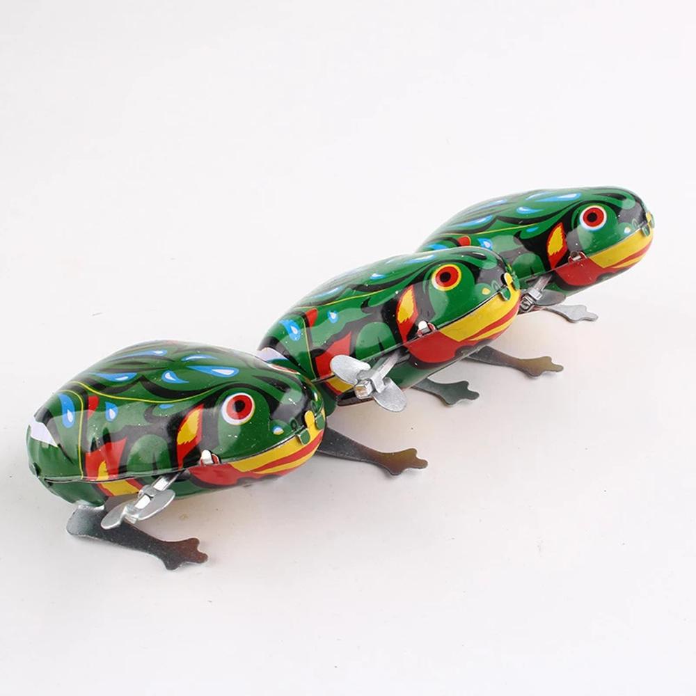 Ếch Đồ Chơi Bằng Sắt Nhiều Màu Sắc Dễ Thương Cho Bé