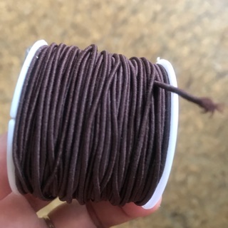 DÂY THUN CO GIÃN TO 1MM MÀU TÍM THAN NHẸ XỎ VÒNG GỖ 55k/1 cuộn