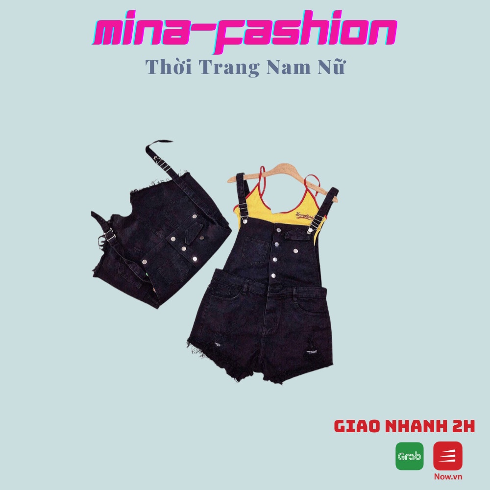 HCMFREESHIP 99K️⚡ Hot Hot Nhất Năm Yếm Quần Nữ YQN02⚡ &lt;--- MIna-fashion