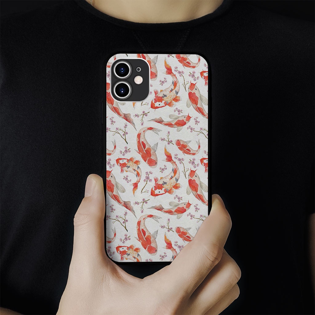 Ốp IP 11 đàm cá khoe sắc Aug Iphone 6 6s 7 7s 8 SE X XR XS 11 12 13 Plus Pro Promax LRT20217611