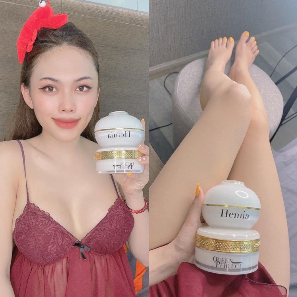 Kem body trứng kích trắng Queen Perfect dưỡng trắng mềm mịn da, cấp ẩm, làm đều màu da, xóa thâm sạm, chống lão hóa da | BigBuy360 - bigbuy360.vn