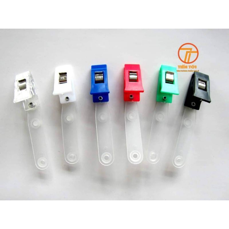 Móc kẹp thẻ nhựa