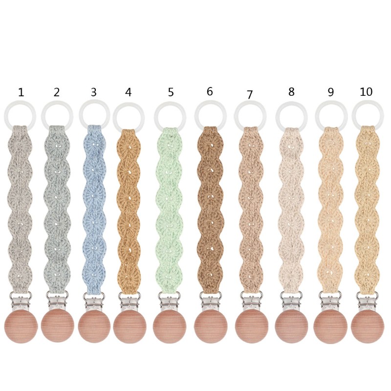 Dây đeo núm ti giả có kẹp tiện lợi cho trẻ nhỏ