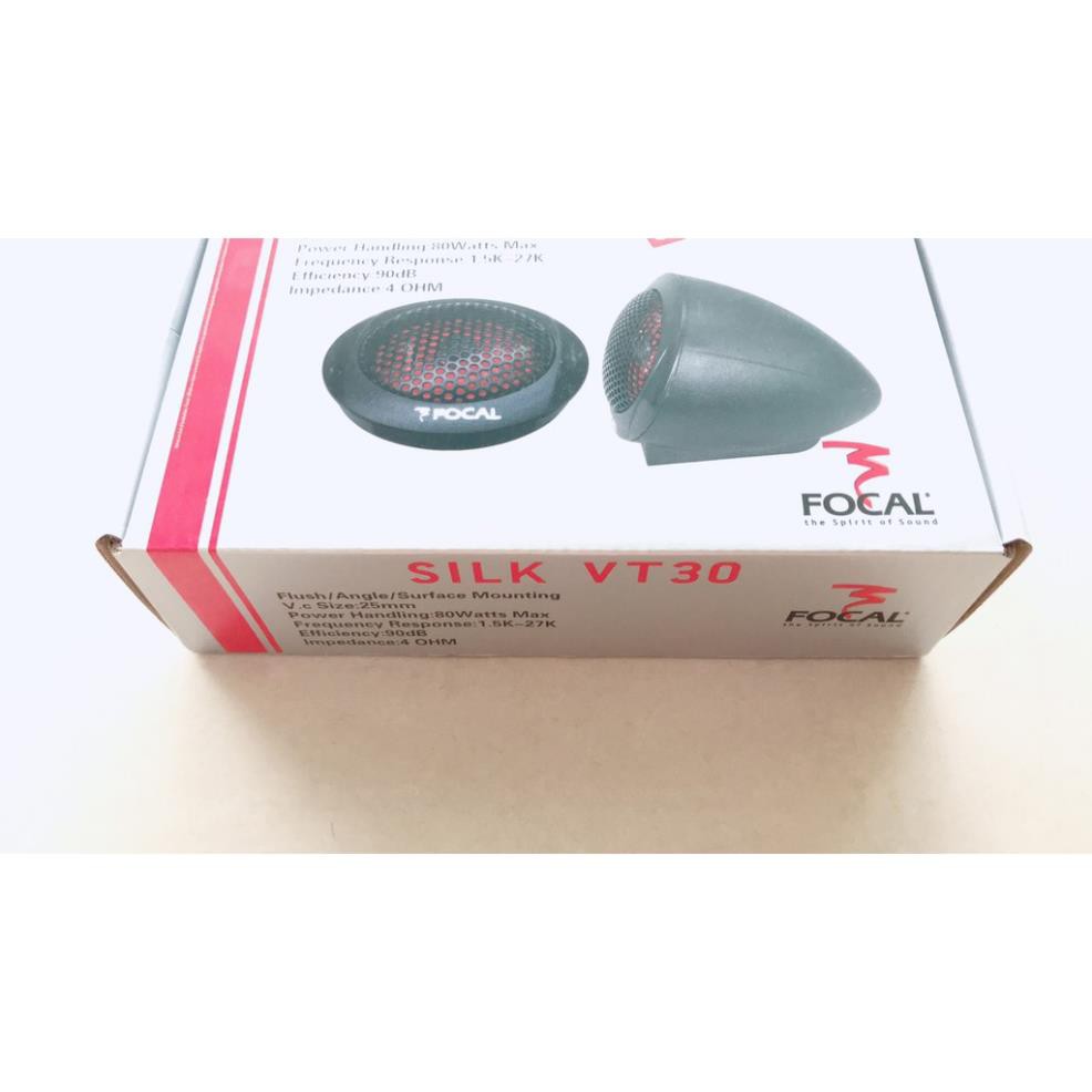 Bộ 2 LOA SIÊU TREBLE FOCAL SILK VT30 loa trép xe hơi ô tô siêu cấp