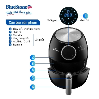 Nồi Chiên Không Dầu Bluestone AFB-5873 5L