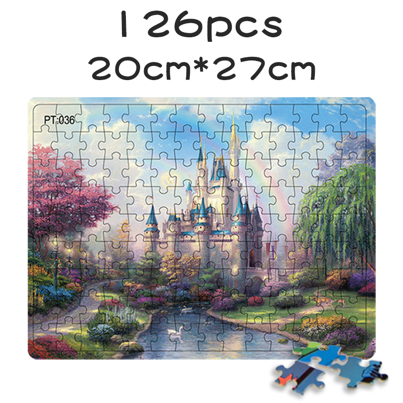 Bộ Đồ Chơi Xếp Hình 126 Mảnh Ghép Theo Chủ Đề Lâu Đài Cho Bé