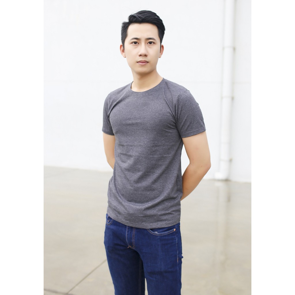 ÁO THUN NAM CỔ TRÒN TAY NGẮN [CAM KẾT CHẤT ĐẸP DÀY MỀM MỊN MÁT] | BigBuy360 - bigbuy360.vn