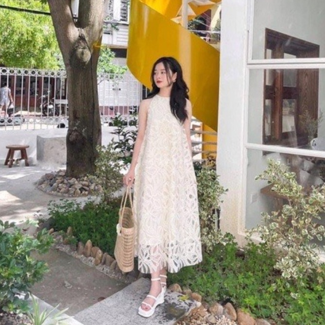 Đầm Bầu Váy Bầu Dự Tiệc Dáng Dài Mùa Hè Sang Chảnh Thiết Kế 2 Dây Đẹp Cao Cấp HD1609 Honey Mommy