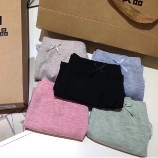 Quần chip muji mẫu mới cotton pha ren
