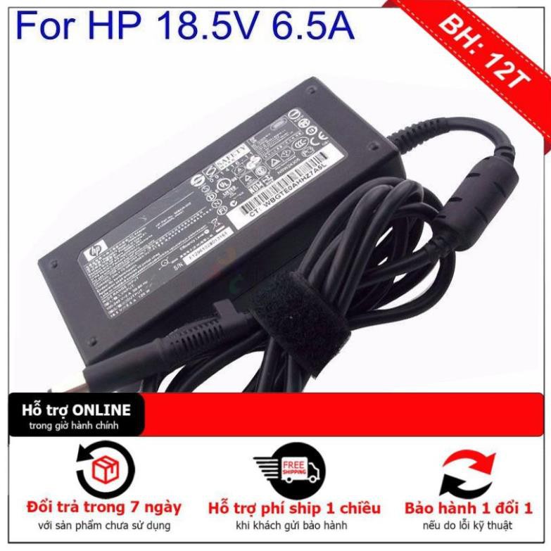[BH12TH] Sạc Laptop HP 18.5V - 6.5A, Đầu kim ZIN