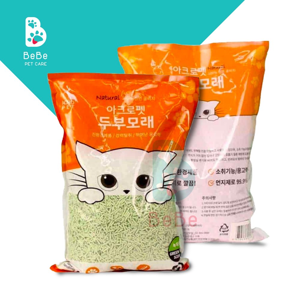 [HOẢ TỐC] Cát Đậu Nành ACROPET Hàn Quốc Khử Mùi Dành Cho Mèo