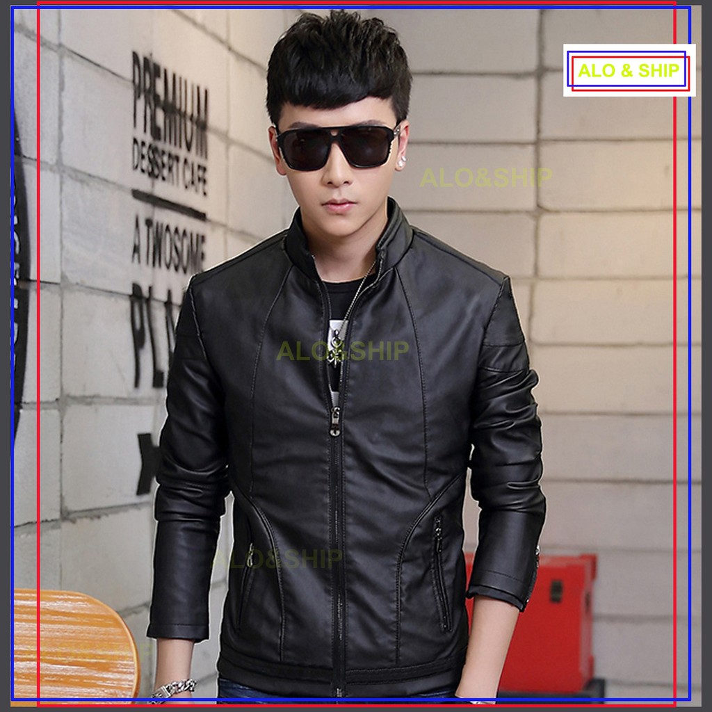 Áo Khoác Da Lót Lông Nam Thời Trang Cao Cấp Pious AD021K + Tặng Kèm Kính | BigBuy360 - bigbuy360.vn