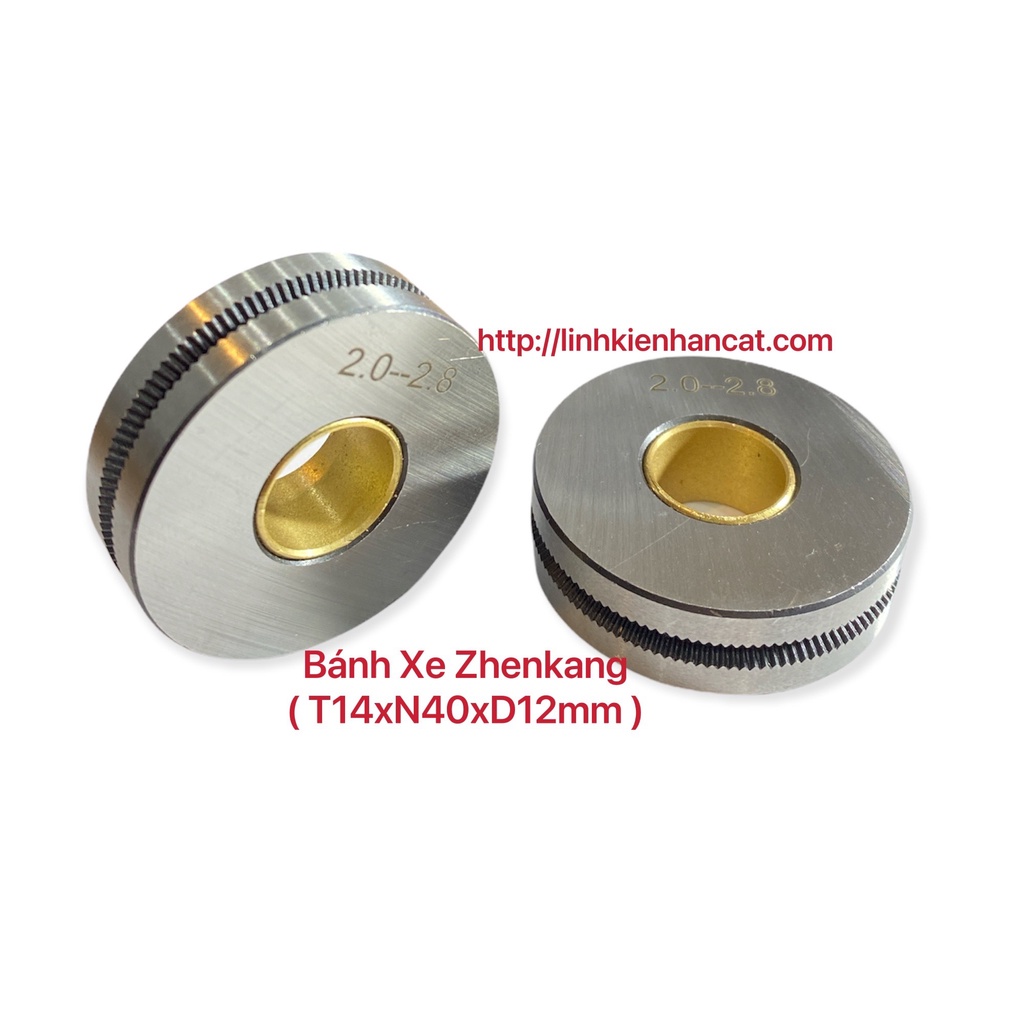 Bánh Xe Zhenkang ( T14xN40xD12mm ) - Phụ Kiện Máy Hàn MIG