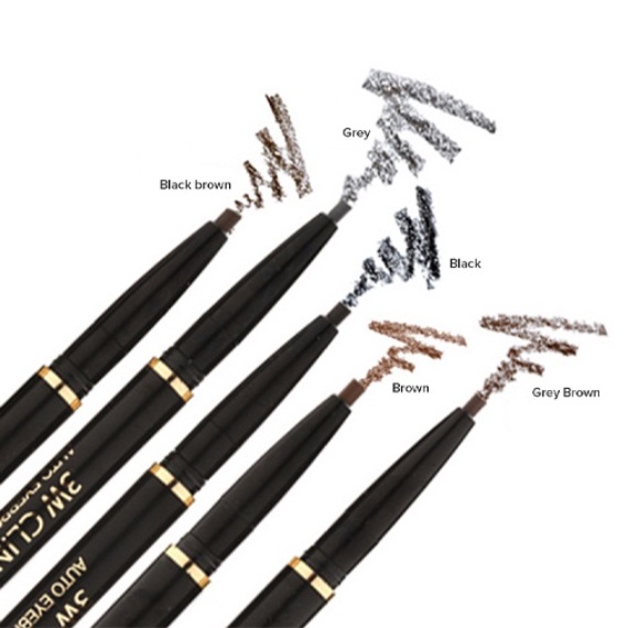 [Hàng mới về] Bút chì kẻ lông mày 3W CLINIC dạng vặn tự động 5 màu sắc tùy chọn