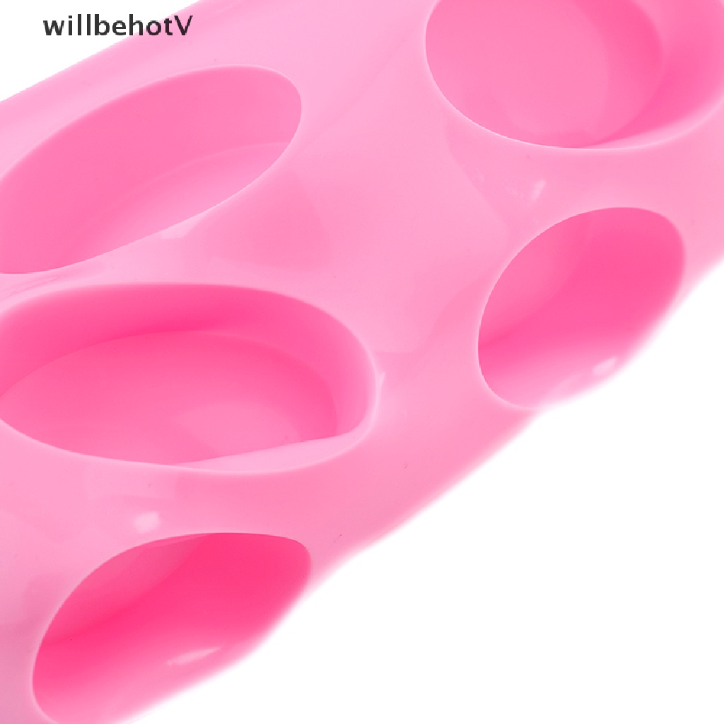 Khuôn Silicone Làm Bánh Xà Phòng 16 Ô Hình Oval