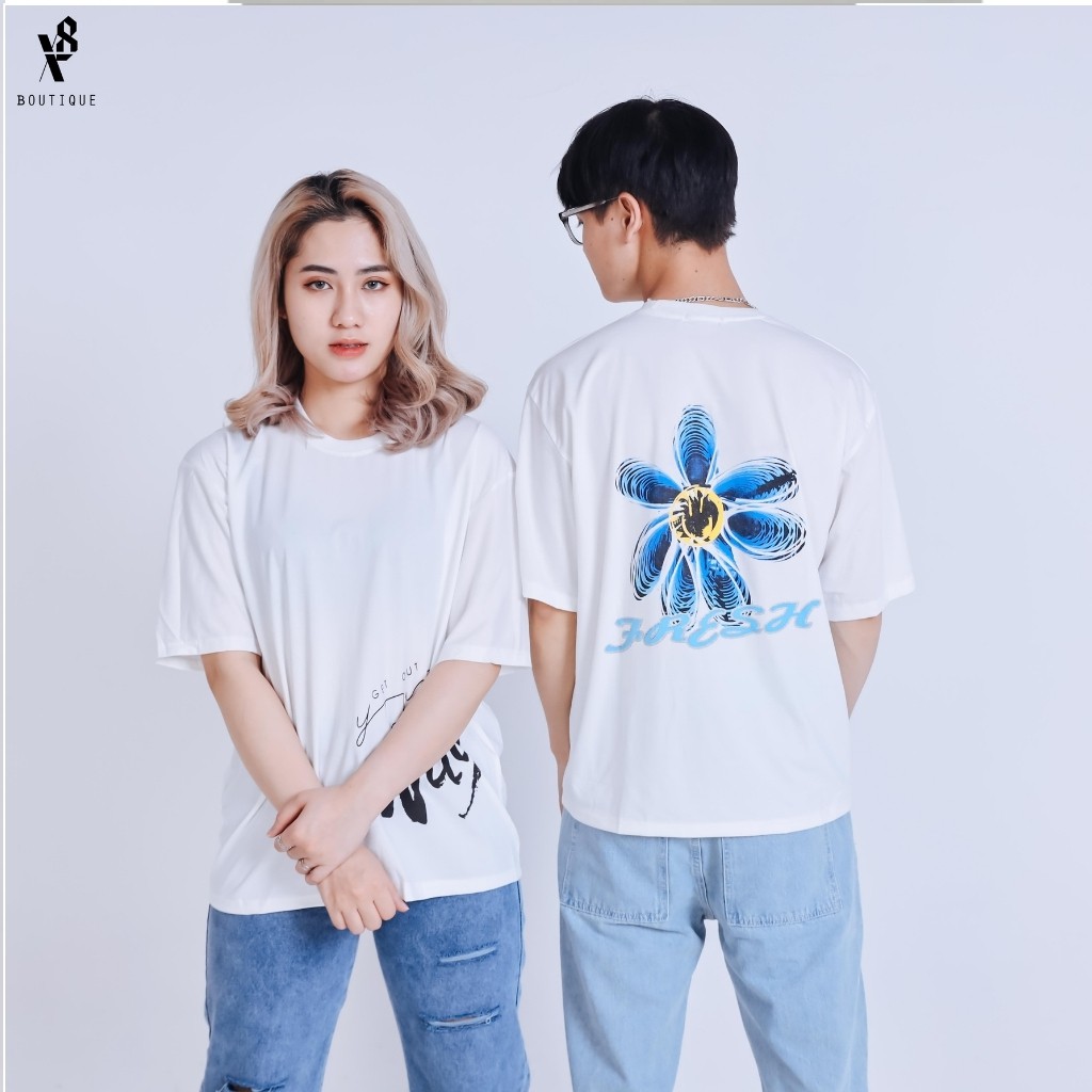 Áo Thun Unisex Tay Lỡ X8 992 Áo Phông Nam Nữ Form Rộng Cotton Thấm Hút Mồ Hôi