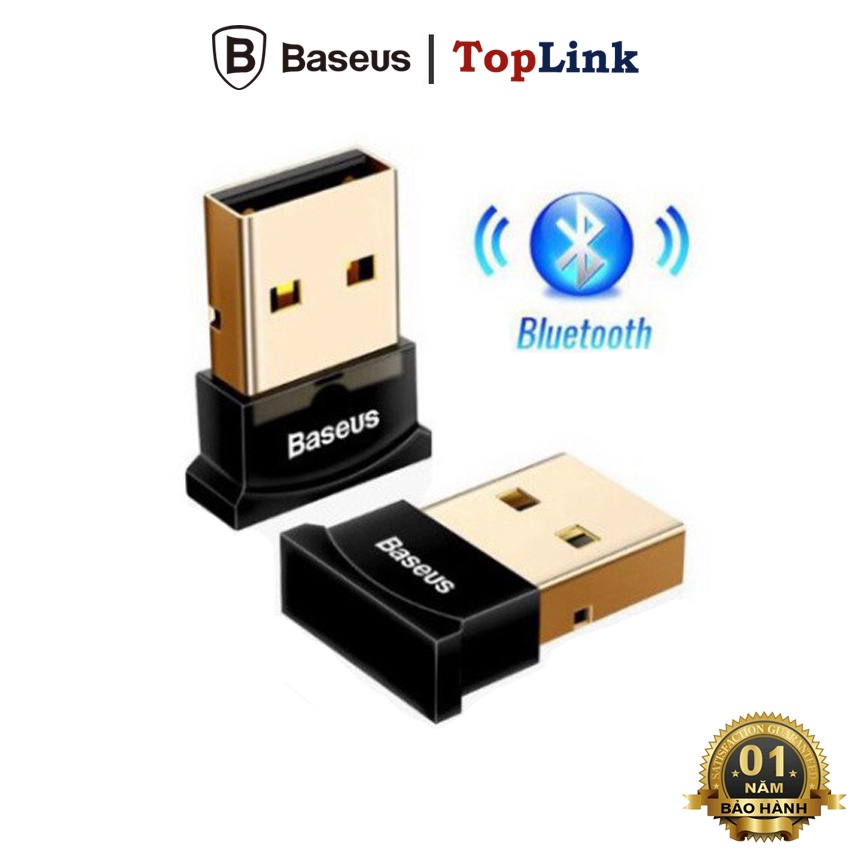 [CHÍNH HÃNG] Baseus Mini USB Bluetooth Adapter Tiện Ích Bluetooth 4.0 Cái Máy Tính Âm Nhạc Receiver USB Adapter Đối Với