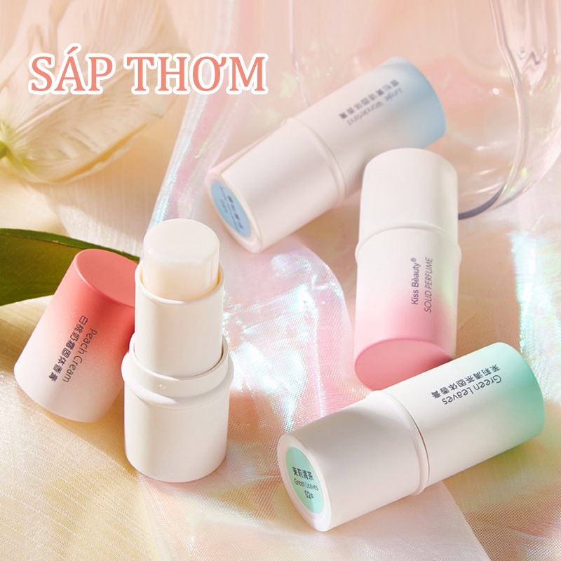 Nước hoa khô dạng sáp KISS BEAUTY Kem thơm đặc - Hương vị trà ô long trái cây (KB-XG