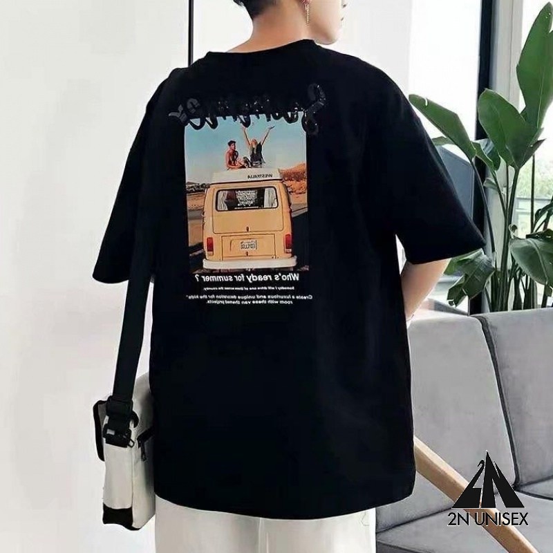 Áo thun tay lỡ form rộng - phông nam nữ cotton oversize - T shirt summer ô tô a - 2N Unisex | BigBuy360 - bigbuy360.vn