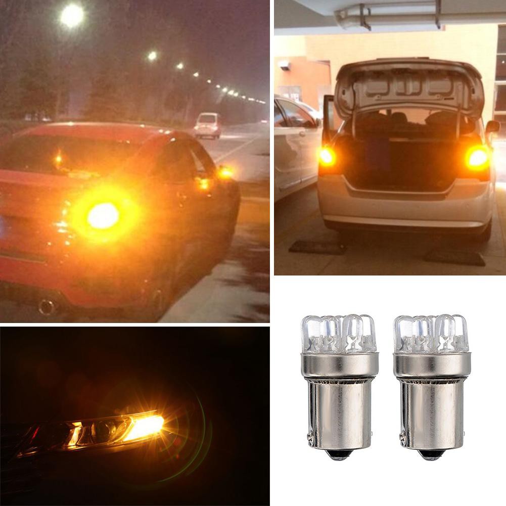 Bộ 2 bóng đèn xi nhan LED DC12V BA15S 1156 dành cho xe hơi