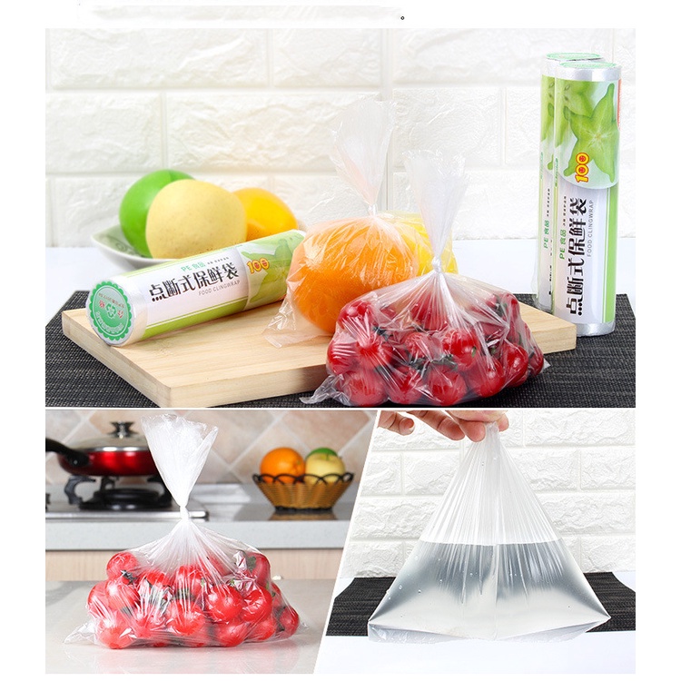 Cuộn túi đựng thực phẩm tươi ngon dùng một lần tiện lợi chuyên dụng