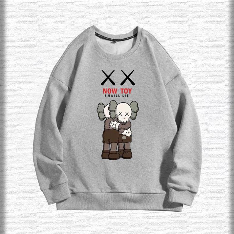 [Mẫu Mới] Áo Nỉ Dài Tay Nam Nữ Cổ Tròn Unisex Form Rộng Bo Gấu Phối Họa Tiết Chữ NOW TOY Zenkonu TOP NAM 1000187 | BigBuy360 - bigbuy360.vn