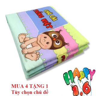 Sách Vải Pipo Việt Nam Cho Bé Học Và Chơi ( Chữ Cái Tiếng Việt )