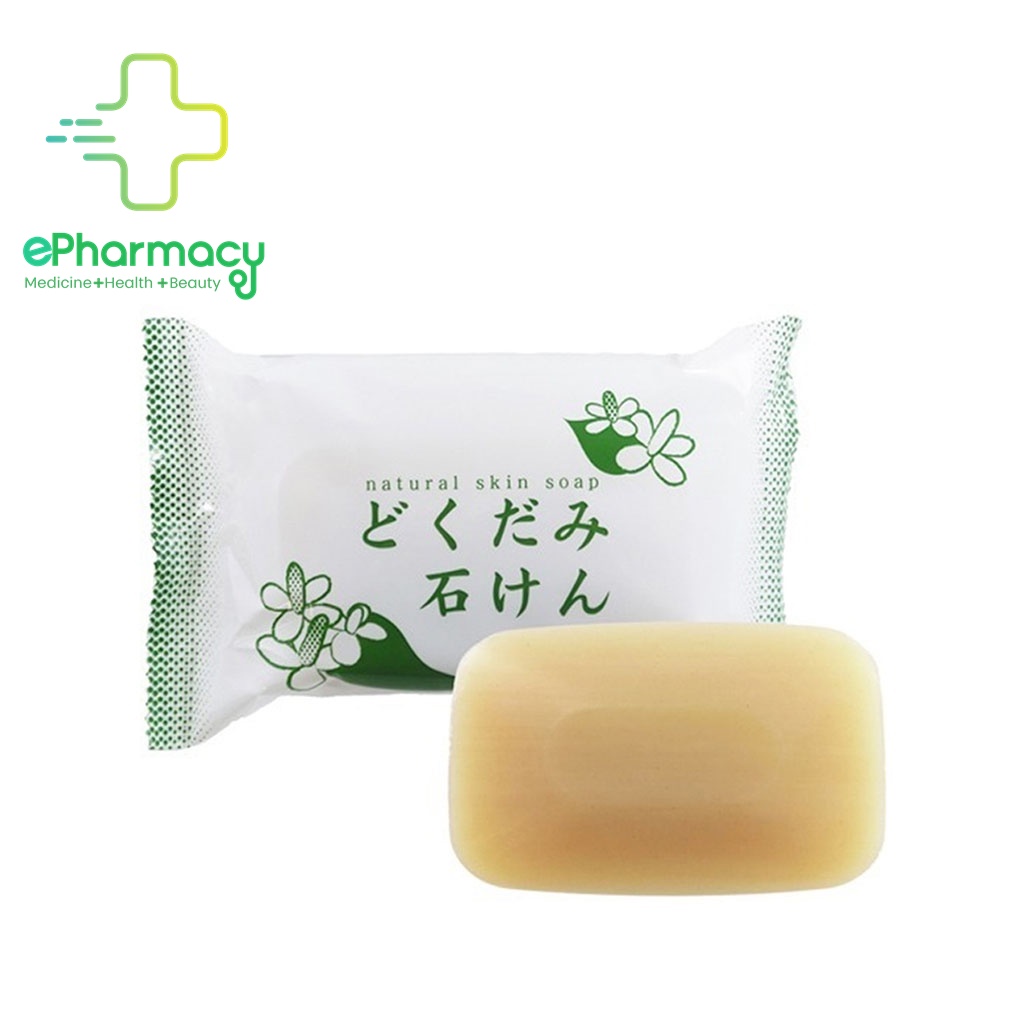 Xà Phòng Chinoshio Dokudami Cho Mặt & Toàn Thân Chiết Xuất Diếp Cá Natural Skin Soap 130g