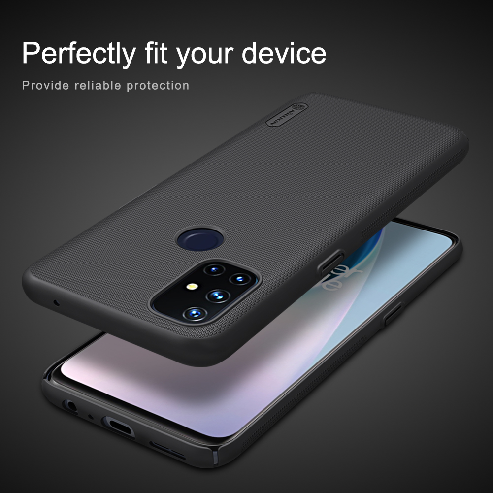 Ốp điện thoại Nillkin cho OnePlus Nord N10 5G làm bằng PC dạng giáp màu nhám cứng chống sốc