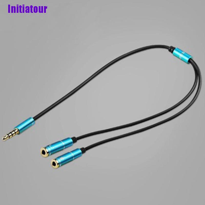 Cáp Chia Âm Thanh Jack 3.5mm Kèm Mic | BigBuy360 - bigbuy360.vn