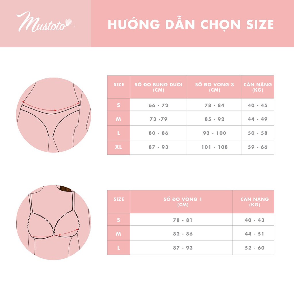 Bộ Quần Áo Lót Nữ Bralette Mistral Trơn Không Gọng Tháo Mút Mỏng (Mustoto MA32)