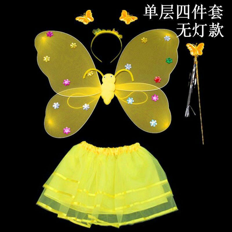 SỈ bộ cánh tiên có đèn có váy cho bé gái (Noel)