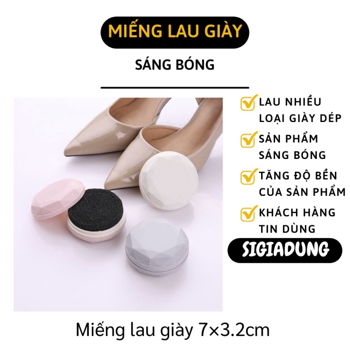 [SGD] Miếng Lau Giày - Mút Đánh Giày Dép Da, Túi Xách Tăng Độ Bền Sản Phẩm 9376
