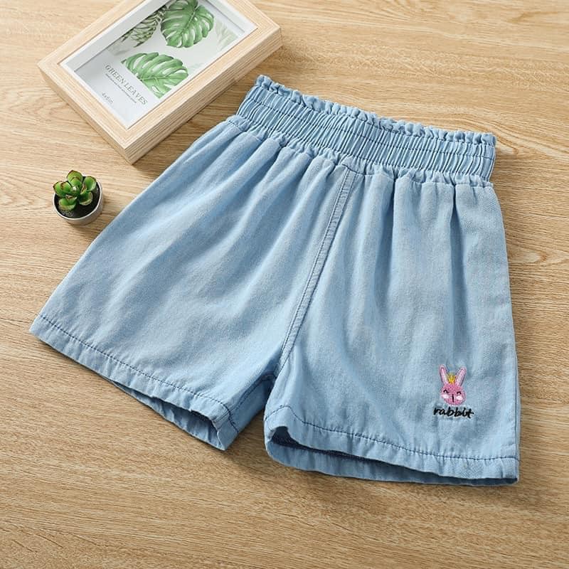 QUẦN SHORT JEAN GIẤY TRẺ EM