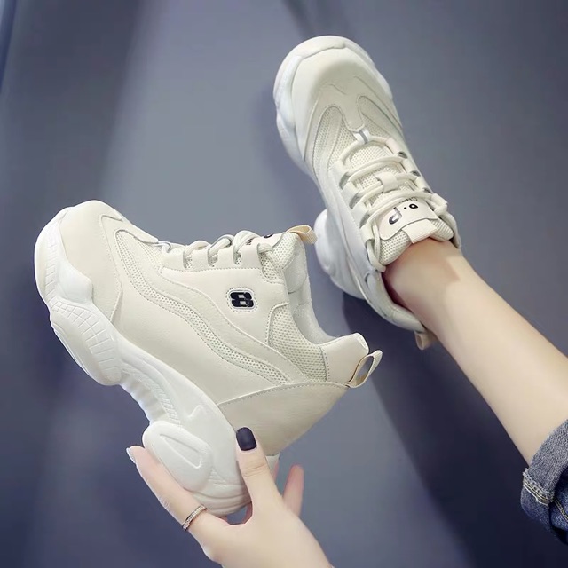 Giày thể thao đế độn nữ 10cm