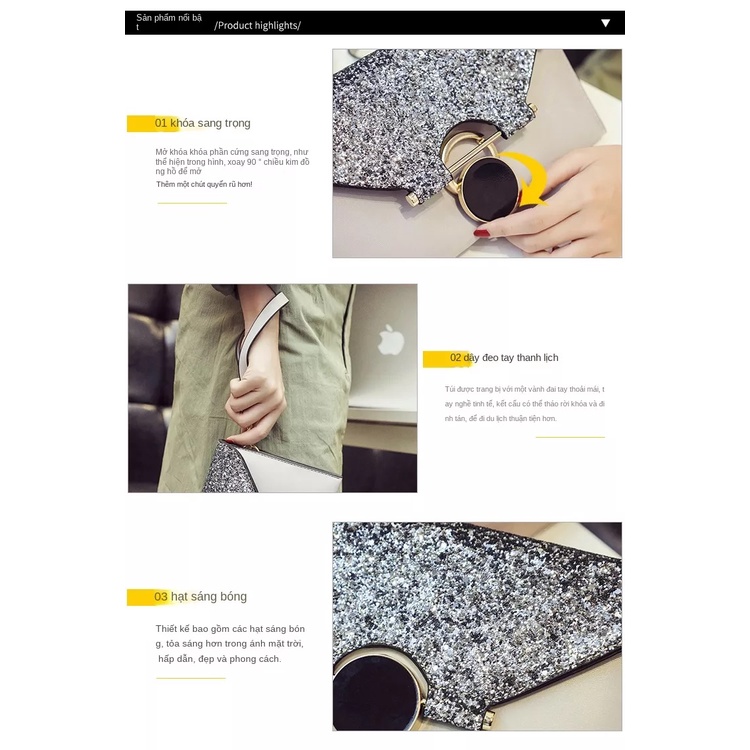 Ví dự tiệc cao cấp Ví Cầm Tay Phong Cách Thời Trang Hàn Quốc Mới