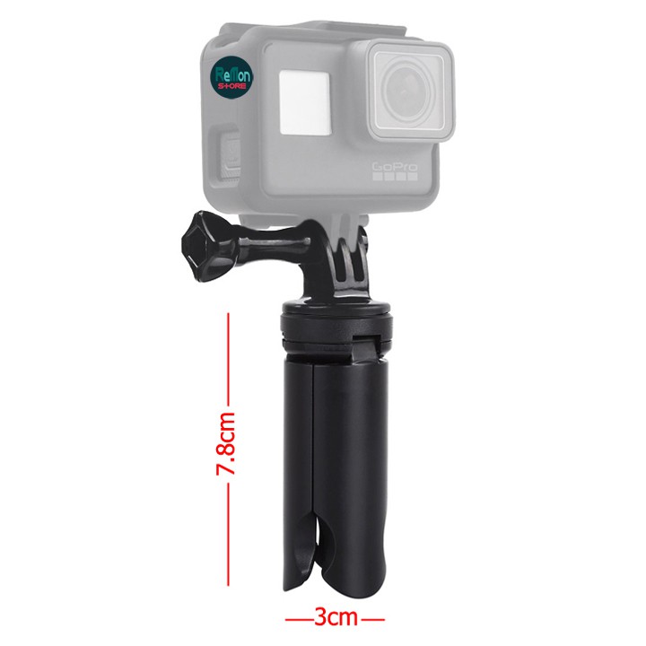 Tay cầm quay phim đế 3 chân cho GoPro 8 7 6 5 4 giảm sốc khung hình Puluz + Vít  - Hàng chính hãng | BigBuy360 - bigbuy360.vn